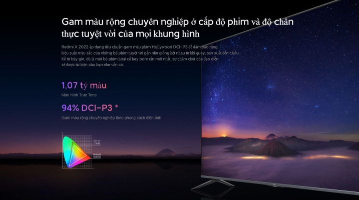 tivi xiaomi redmi x65 seri 2022 9840 10