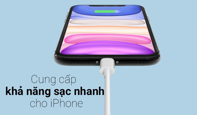 Cáp sạc Xiaomi Mi Type-C to Lightning 1m 3 cap sac xiaomi mi type c to lightning 1m ctl01zm1zmc 9781