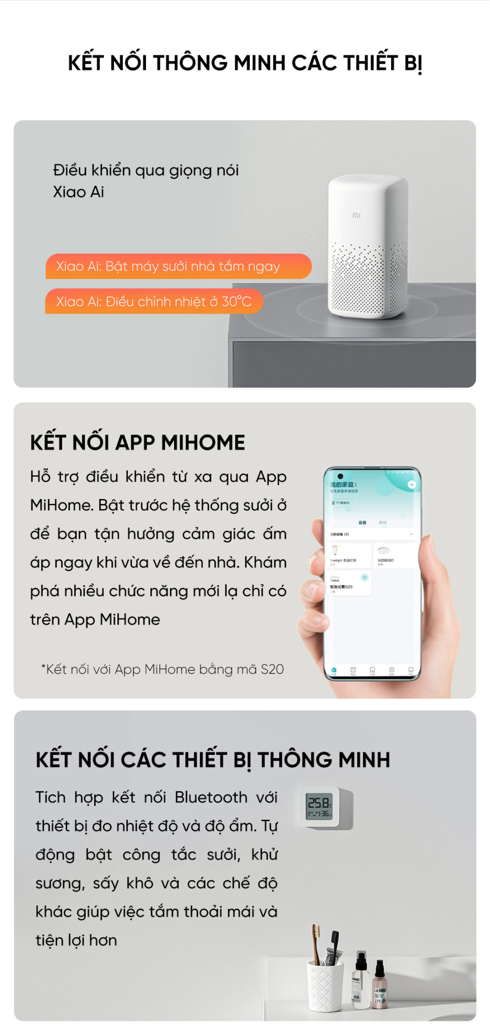 Máy sưởi nhà tắm thông minh Yeelight Pro S20 YLYB005