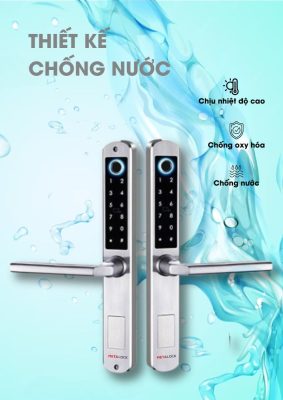 KHÓA THÔNG MINH METALOCK AZT-01 PRO 3 Thiết kế chống nước