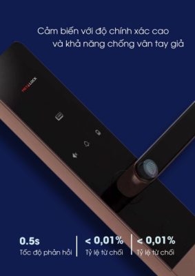 KHÓA THÔNG MINH METALOCK AZT-16 9 Cảm biến vân tay