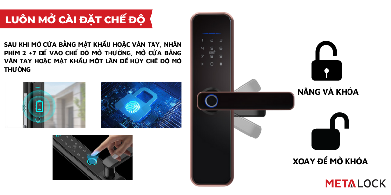 Khóa thông minh Metalock AZK-X3 3 Khóa thông minh Metalock AZK-X3