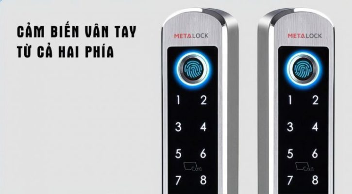 KHÓA THÔNG MINH METALOCK AZT-01 PRO 7 Cảm biến vân tay
