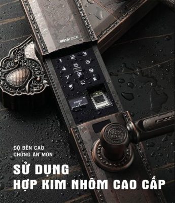 KHÓA THÔNG MINH METALOCK AZK-666S 4 Sử dụng hợp kim nhôm