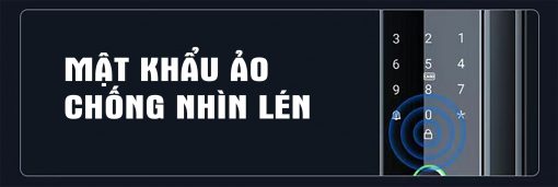 KHÓA THÔNG MINH METALOCK AZT-A07 5 Mật khẩu ảo