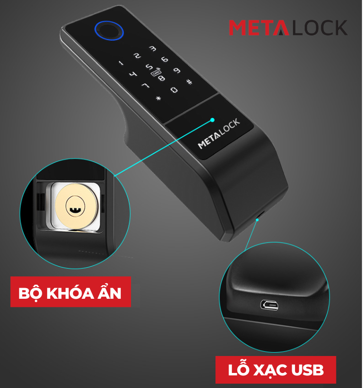 Khóa thông minh Metalock AZK-C3 1 Khóa thông minh Metalock AZK-C3