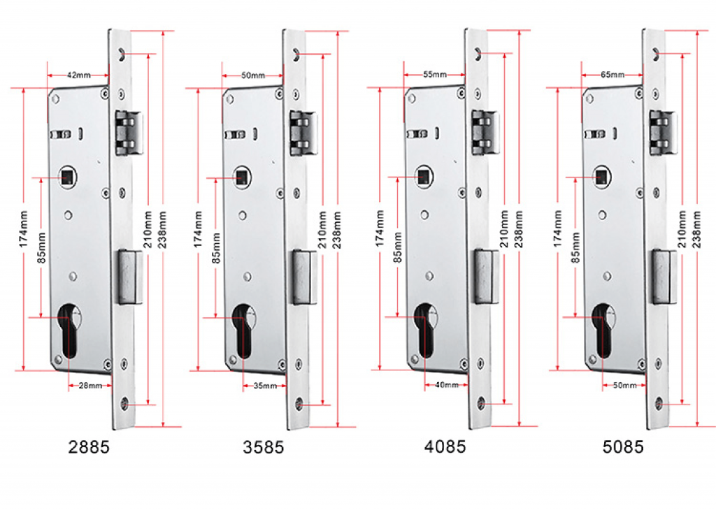 Khóa thông minh Metalock AZT-08 Pro 8 Kích thước lõi bên trong