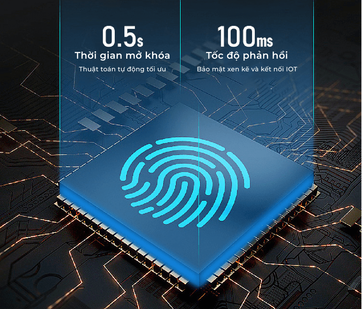 Khóa thông minh Metalock AZT-08 Pro 11 Tốc độ xử lý nhanh chóng chính xác