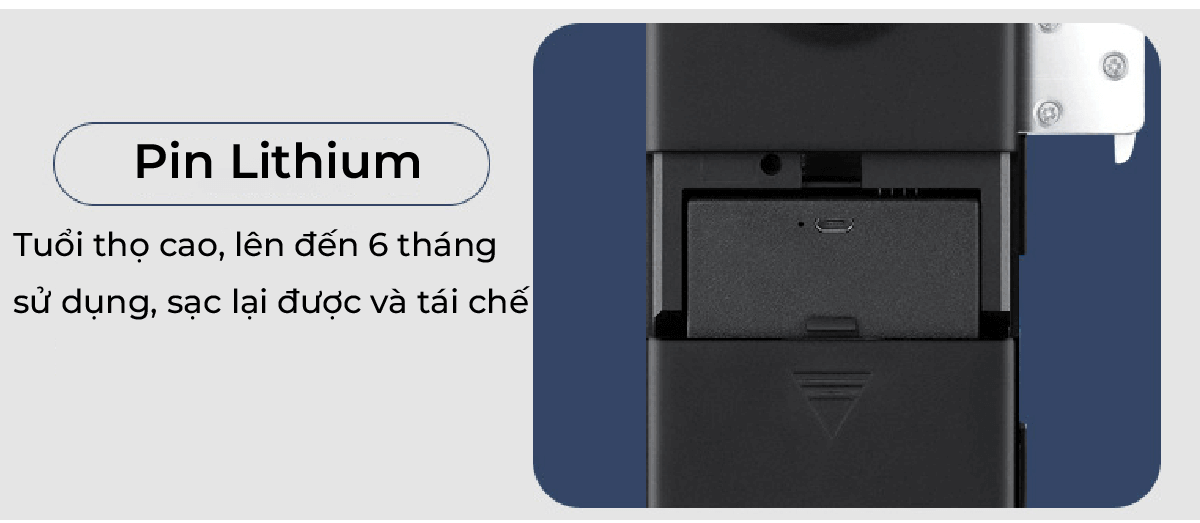 Khóa thông minh Metalock AZT-18 Pro 12 Khóa thông minh Metalock AZT-18 Pro Pin có tuổi thọ cao