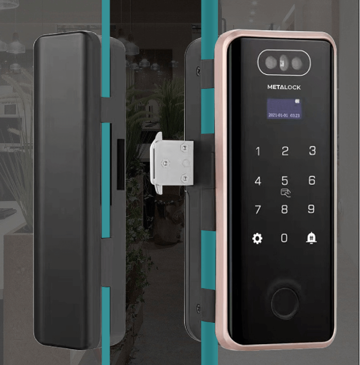 Khóa thông minh Metalock AZT-18 Pro 10 Khóa thông minh Metalock AZT-18 Pro dễ dàng lắp đặt