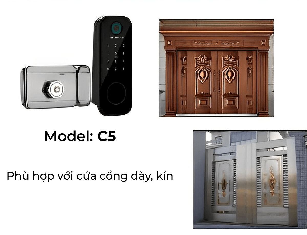 Khóa thông minh Metalock AZT-C5 3 Khóa thông minh Metalock AZT-C5