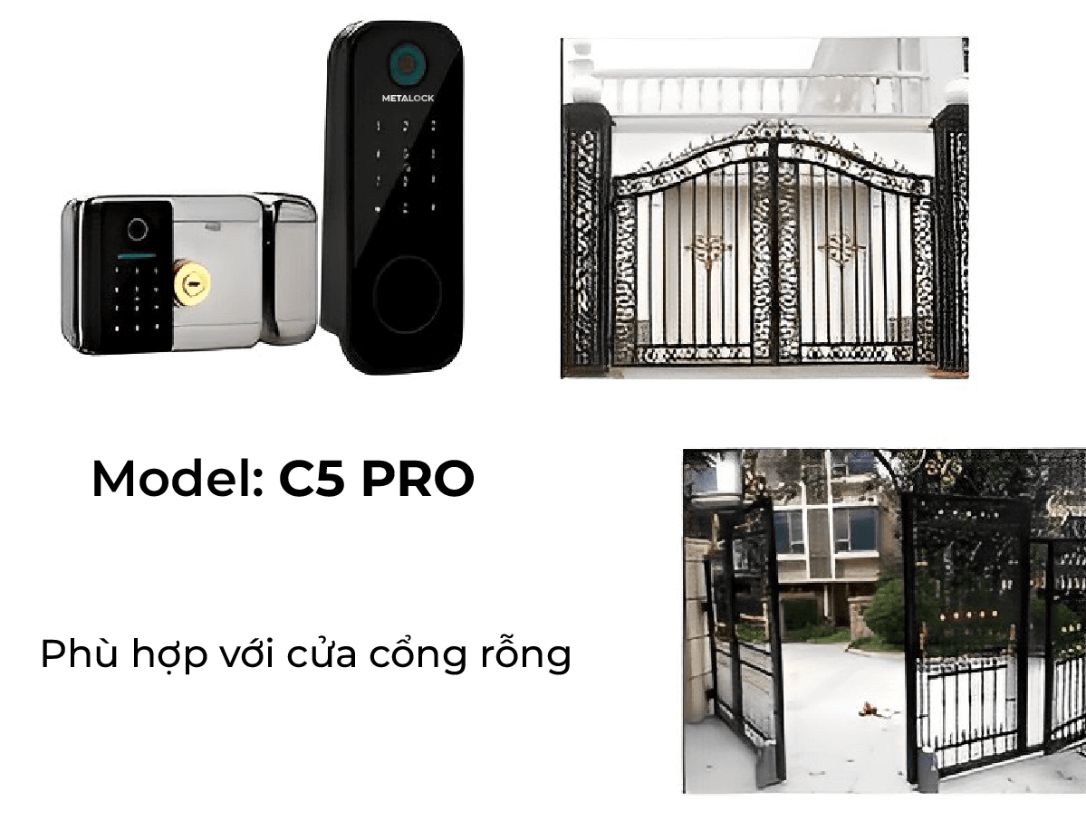 Khóa thông minh Metalock AZT-C5 4 Khóa thông minh Metalock AZT-C5