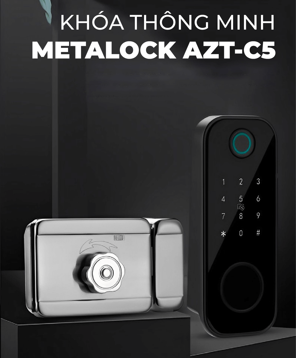 Khóa thông minh Metalock AZT-C5 1 Khóa thông minh Metalock AZT-C5