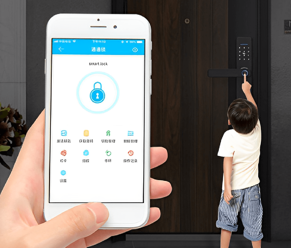 Mở khóa bằng ứng dụng