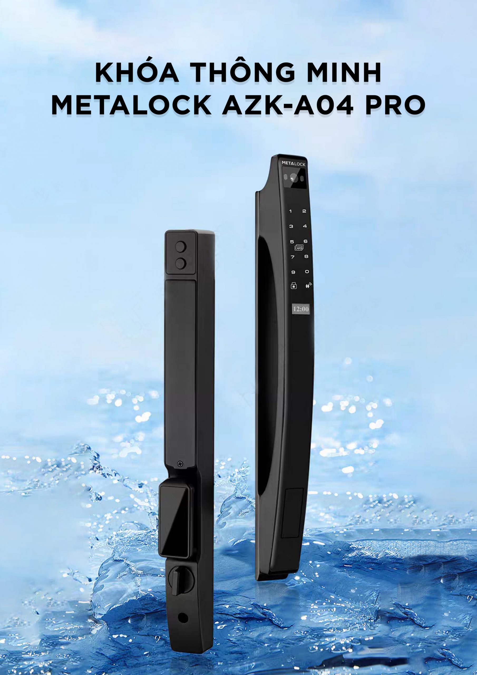 Khóa thông minh nhận diện khuôn mặt Metalock AZK-A04 Pro Khóa thông minh nhận diện khuôn mặt Metalock AZK-A04 Pro
